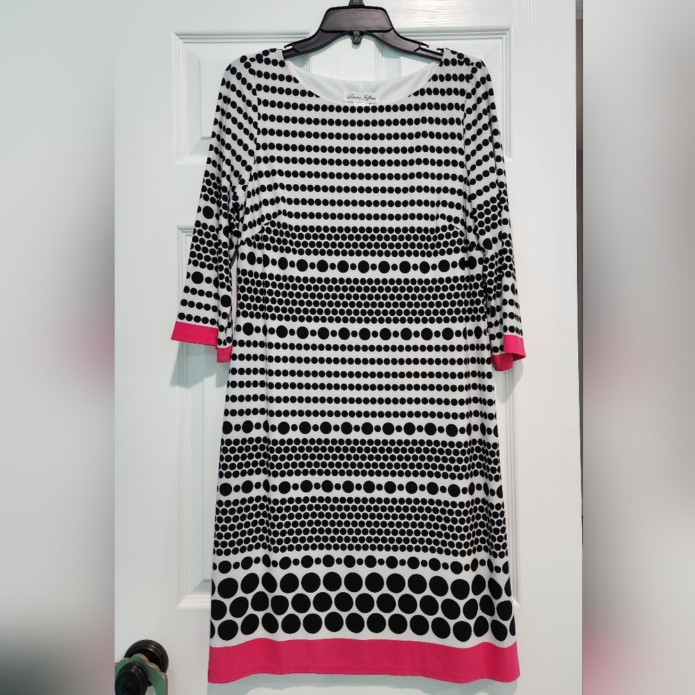 Laura Jeffries Polka Dot Dress Size 10